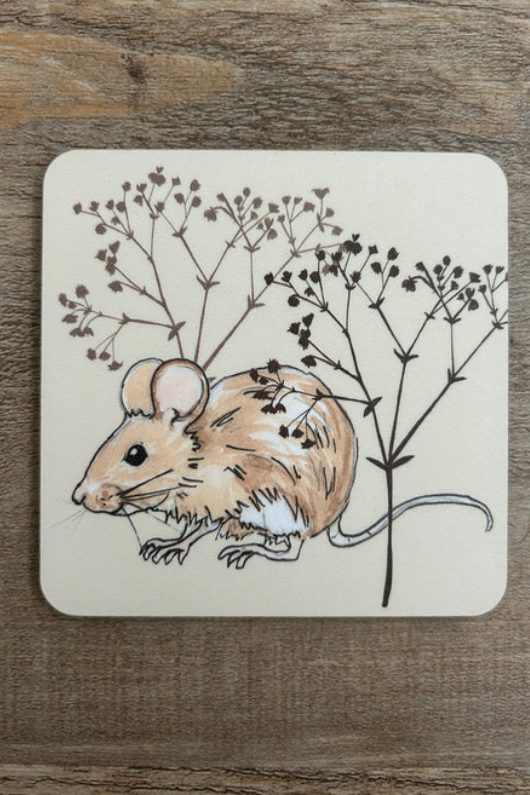 An image of the Vanessa Bathgate Harvest Mouse Coaster