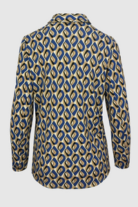 An image of the Bianca Anea Long Sleeve Collar Blouse