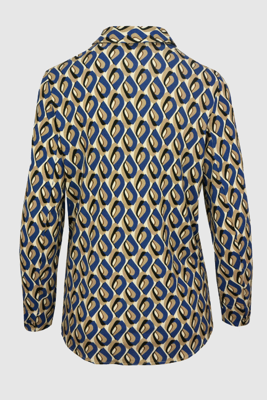 An image of the Bianca Anea Long Sleeve Collar Blouse