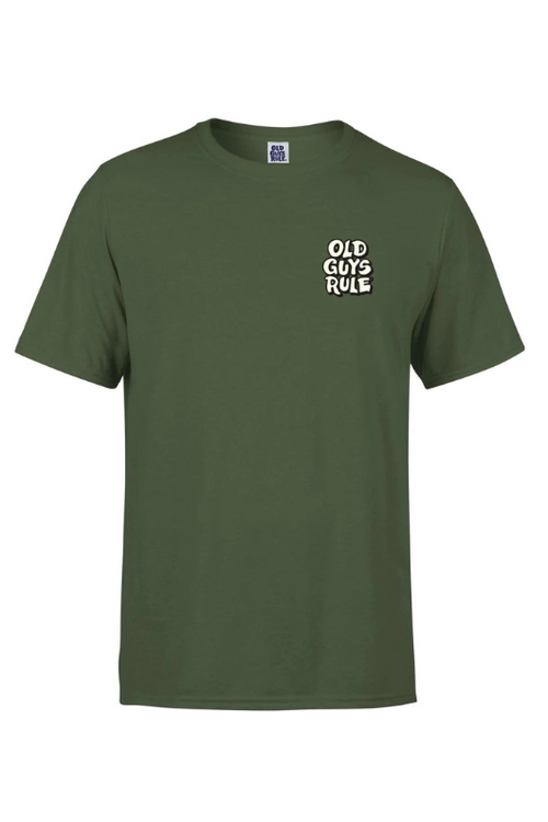 An image of the Old Guys Rule Bigger Fish II T-Shirt