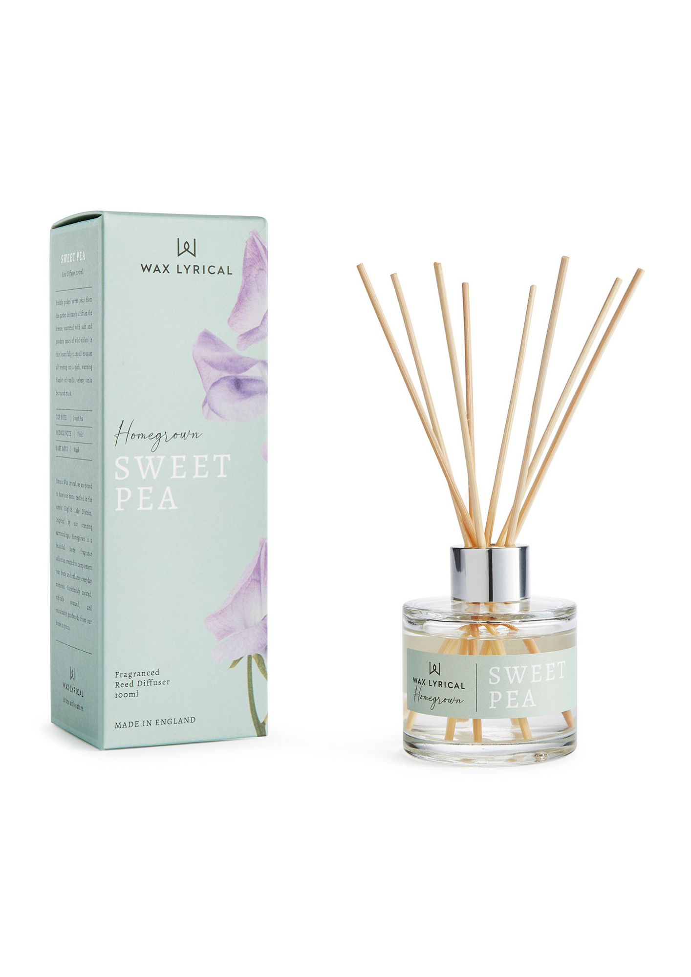 An image of the Wax Lyrical Home Grown Reed Diffuser 100ml