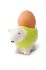 The Herdy Company Sheep Egg Cup in green.