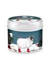 An image of the The Country Candle Company Emma Lawrence Festive Designs Tin Candle