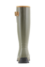 An image of the Ariat Burford Insulated Rubber Boot in the colour Green.