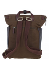 An image of the Ashwood Leather Canvas Leather Backpack