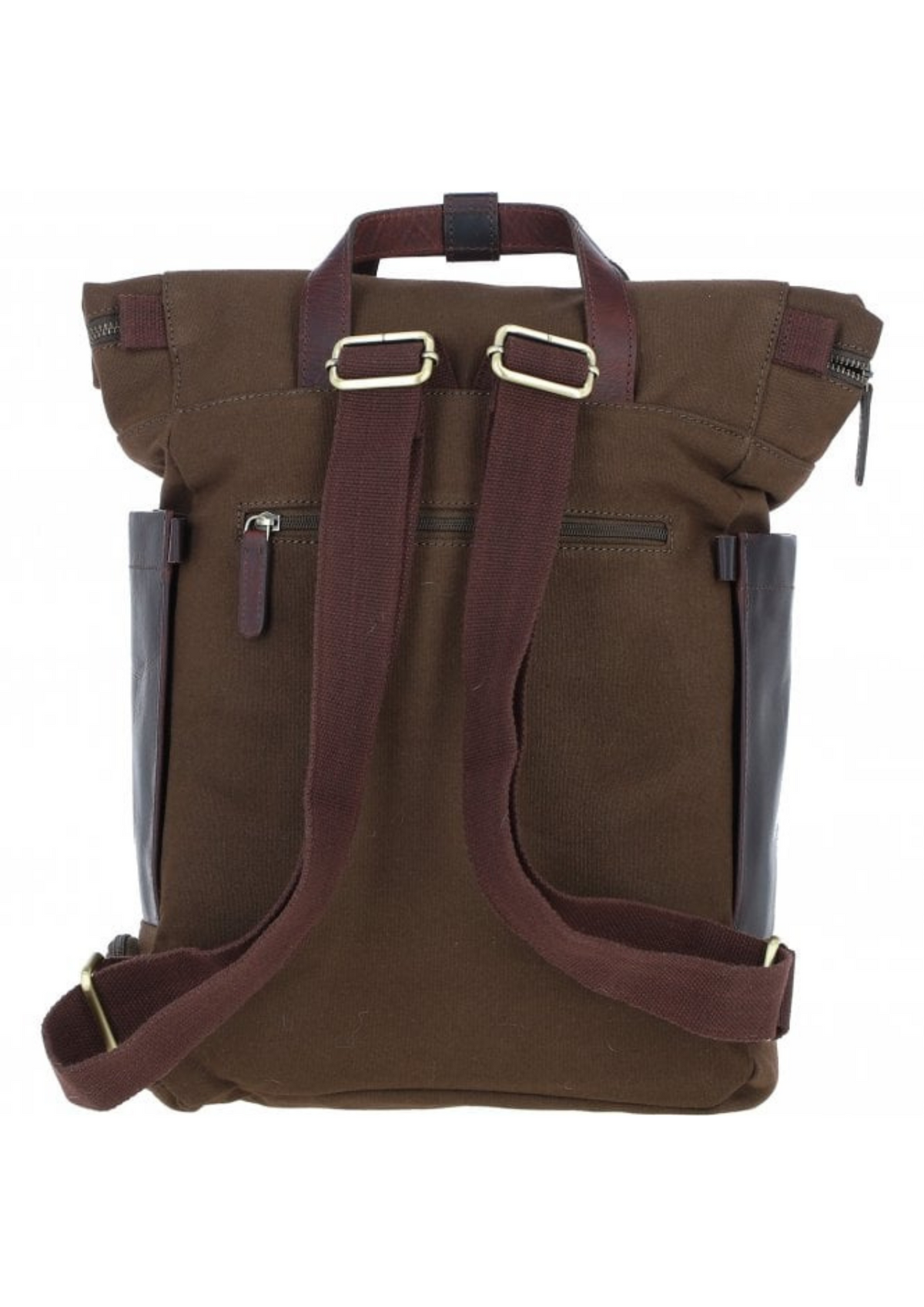 An image of the Ashwood Leather Canvas Leather Backpack
