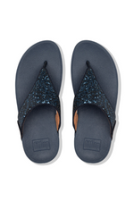 An image of the Fitflop Lulu Glitter Toe-Post Sandals