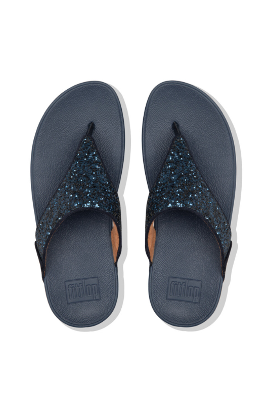 Lulu Glitter Toe-Post Sandals