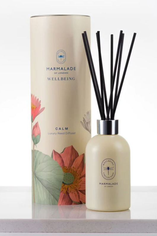 An image of the Marmalade of London Wellbeing Reed Diffuser