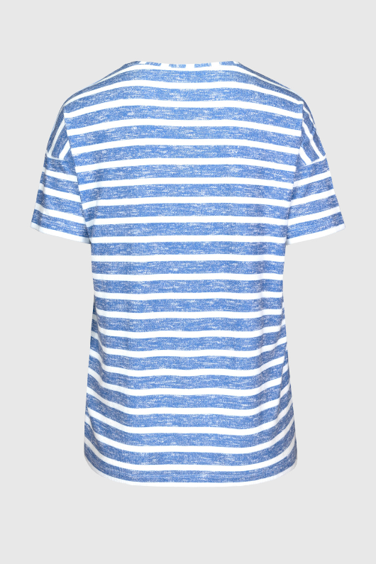 An image of the Bianca Julie Stripe Top - Floral Mix