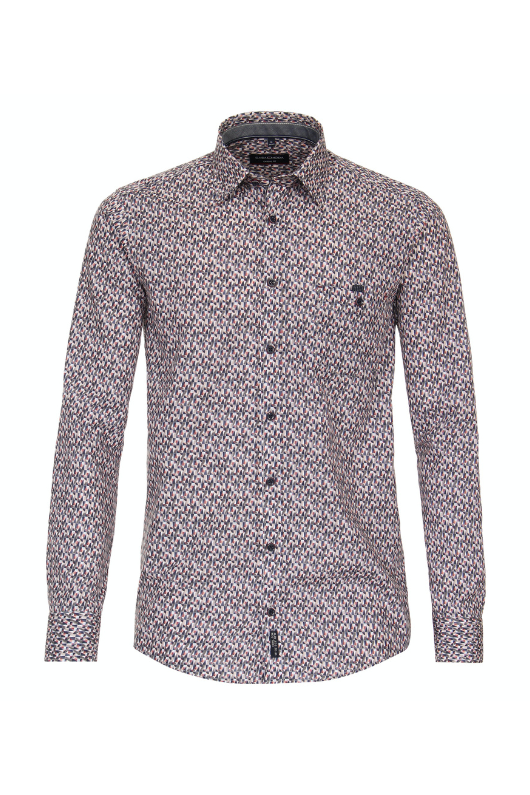 An image of the Casa Moda Long Sleeve Print Shirt