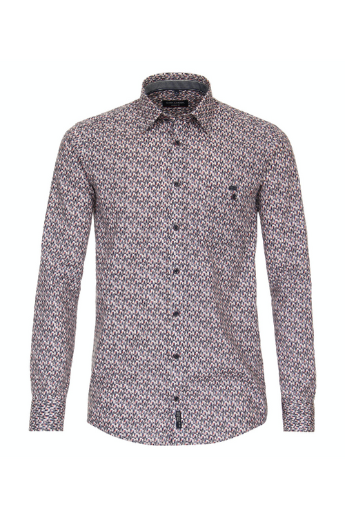 An image of the Casa Moda Long Sleeve Print Shirt