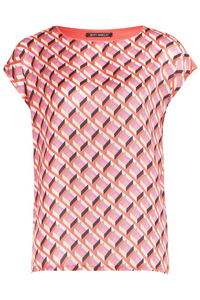 An image of the Betty Barclay Cap Sleeve Blouse Top