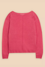 An image of the White Stuff Linen Crew Jumper