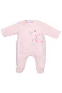 An image of the Dandelion Clothing Elephant Cotton Sleepsuit