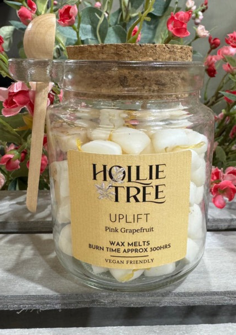 An image of the Hollie Tree Melting Pot Wax Melts - Pink Grapefruit