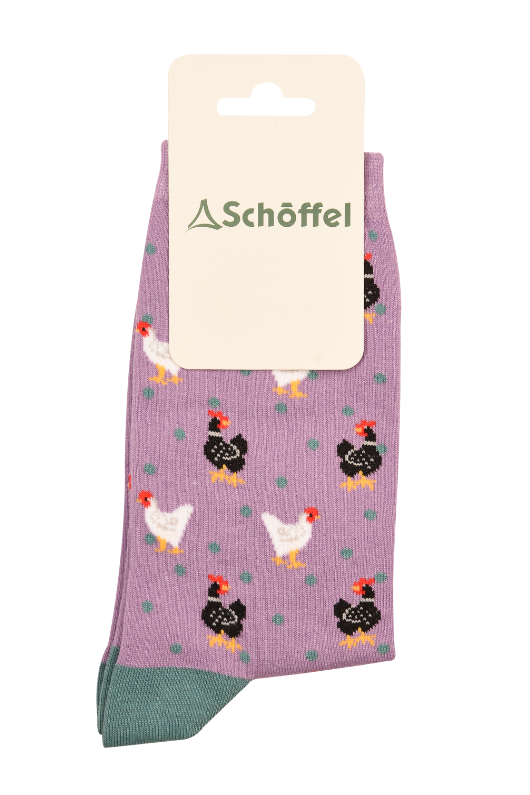 An image of the Schoffel Ladies Cotton Socks
