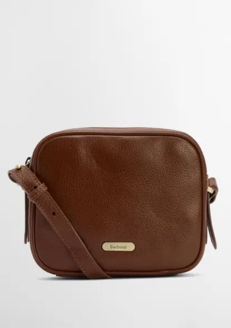 An image of the Barbour Daphne Leather Crossbody Bag