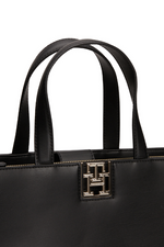 An image of the Tommy Hilfiger TH Monogram Removable Strap Satchel