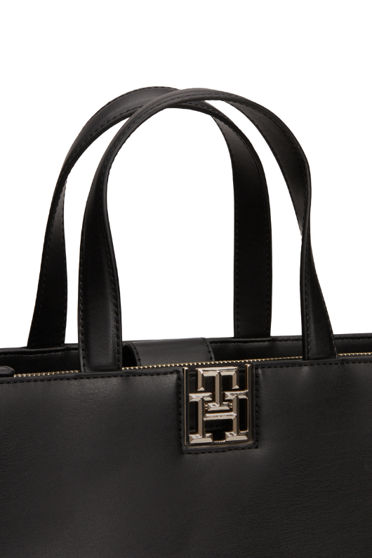 An image of the Tommy Hilfiger TH Monogram Removable Strap Satchel