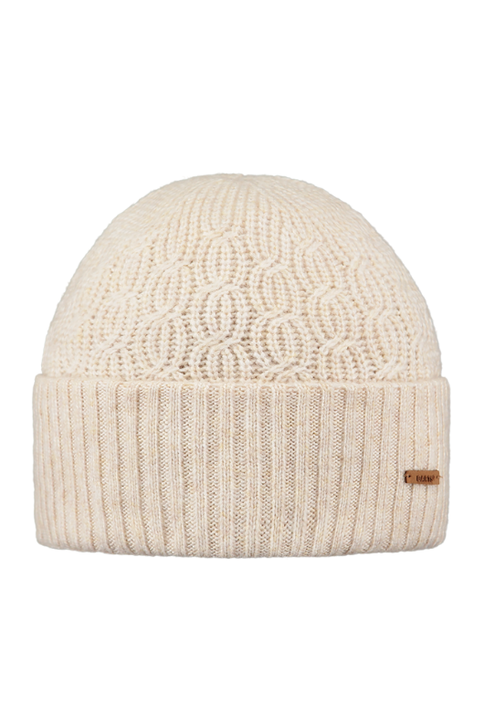 An image of the Barts Laticia Beanie in the colour Cream.