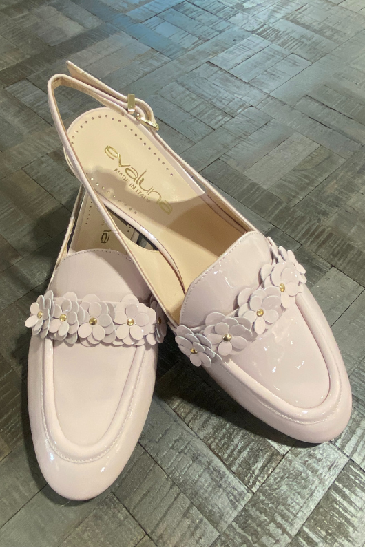 An image of the Evaluna Gilda Slingback Flat Shoe