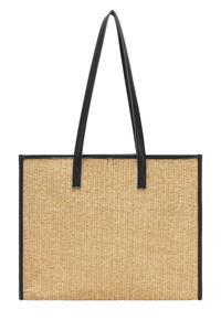 An image of the Every Other Straw Box Tote Bag