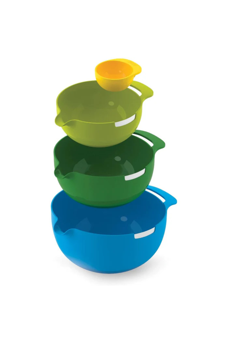 Nest Mix 4-Piece Mixing Bowl Set With Egg-Yolk Separator