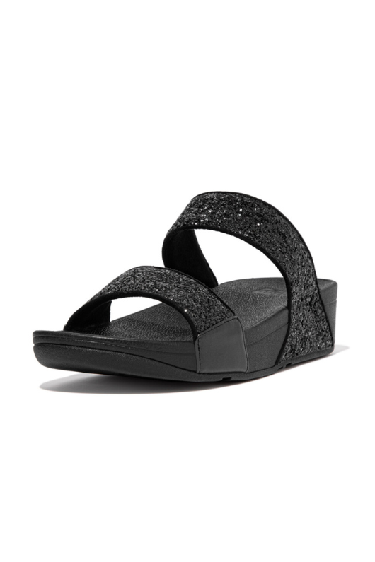 An image of the Fitflop Lulu Glitter Slides