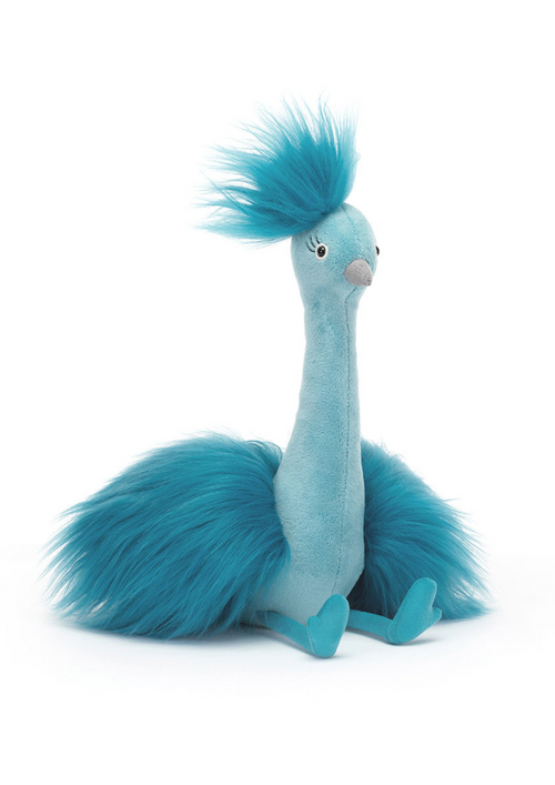 An image of the Jellycat Jellycat Fou Fou Peacock