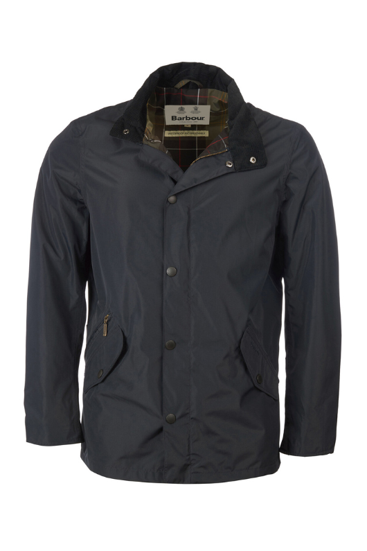 An image of the Barbour Spoonbill Waterproof Jacket in the colour Navy.