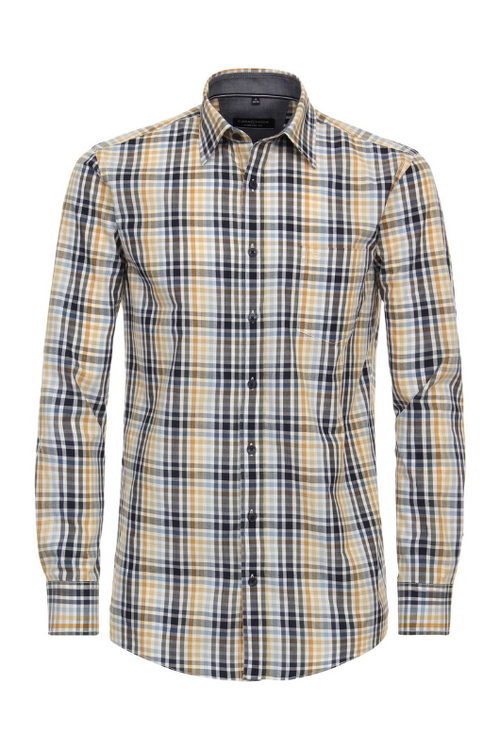 An image of the Casa Moda Long Sleeve Check Shirt