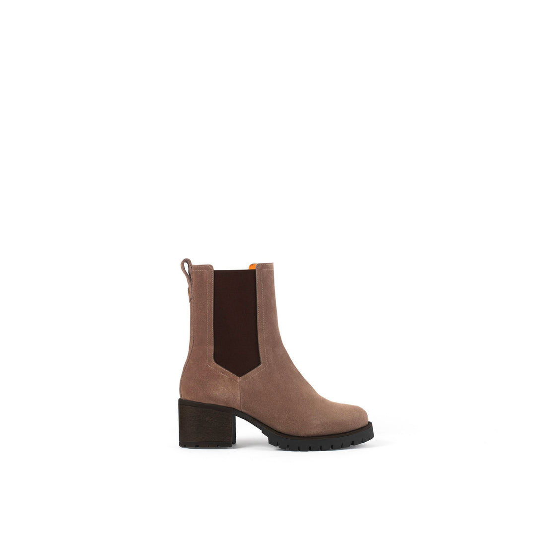 Fairfax & Favor Stockist Exclusive - Heeled Boudica Deep Taupe Suede