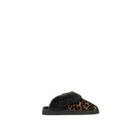 Fairfax & Favor Glencoe Mule Slipper Leopard Haircalf