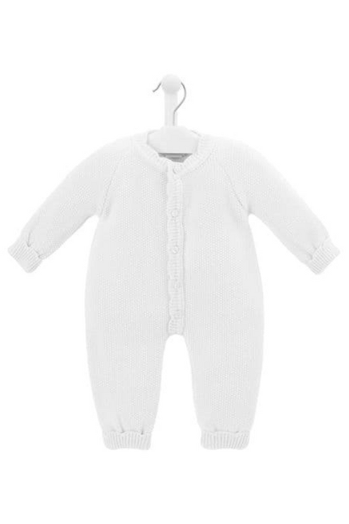 An image of the Dandelion Scallop Edge Knitted Onesie