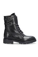 An image of the Alpe Leather Buckle Detail Boot