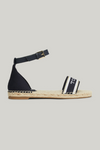 An image of the Tommy Hilfiger Hilfiger Monotype Webbing Strap Espadrille Sandals