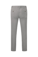 Fynch-Hatton Chino. Modern-fit men's chinos with pockets, zip & button fastening, and an all-over cool grey finish.