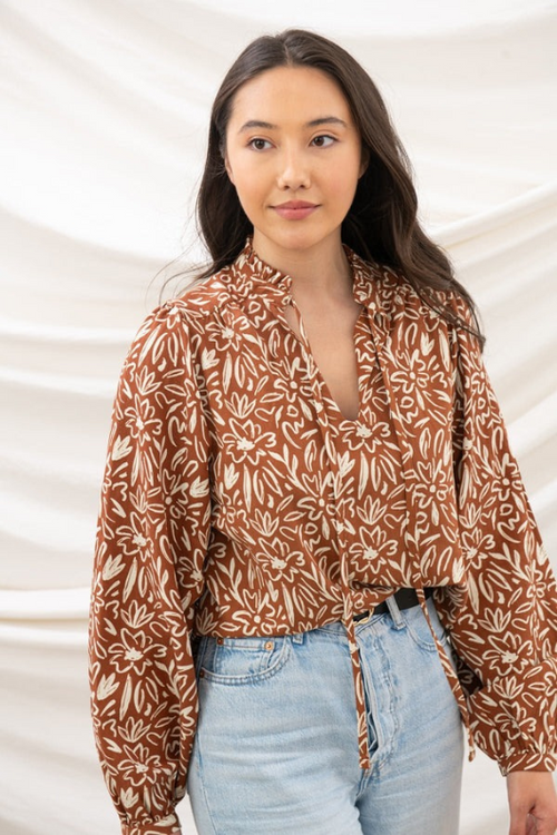 An image of the Lighthouse Ladies Grace Blouse