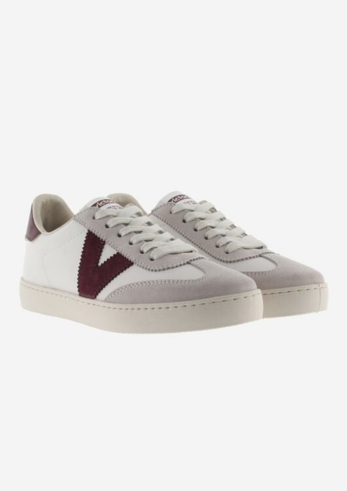 An image of the Victoria Berlin Faux Leather & Suede Cyclist Trainer