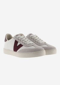 An image of the Victoria Berlin Faux Leather & Suede Cyclist Trainer