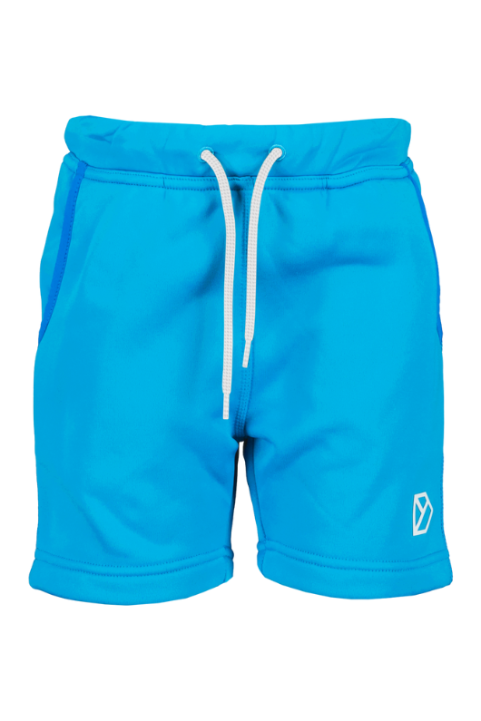 Didriksons Corin Shorts 2. Soft kids shorts with an elasticated waist, two pockets, and a brushed fleece finish