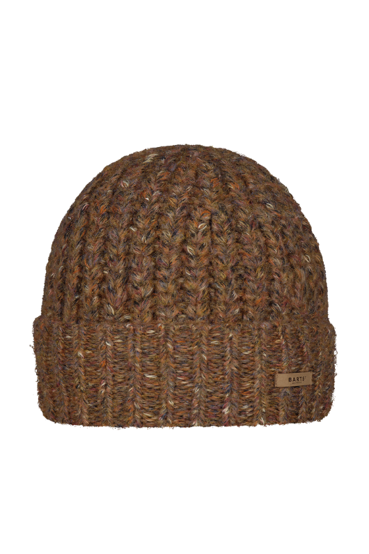 An image of the Barts Joye Beanie in the colour Brown.