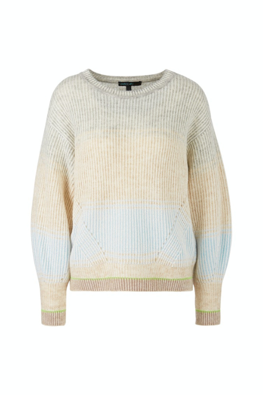 Cashmere Wool Mix Round Neck Knit Jumper