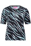 An image of the Betty Barclay Animal Print Short Sleeve T-Shirt