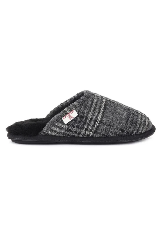An image of the Bedroom Athletics William Harris Tweed Mule Slippers