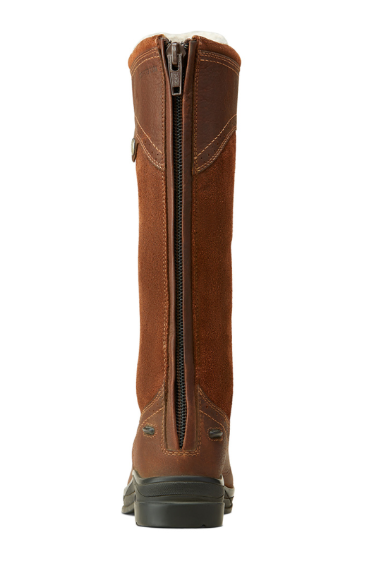 An image of the Ariat Wythburn Tall Waterproof Boot in the colour Dark Brown.