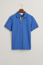 An image of the Gant Contrast Pique Polo Shirt