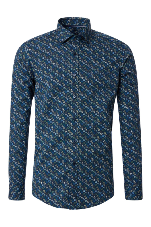 An image of the Casa Moda Casual Fit Print Shirt