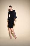 An image of the Joseph Ribkoff Pleated Sleeve Dress